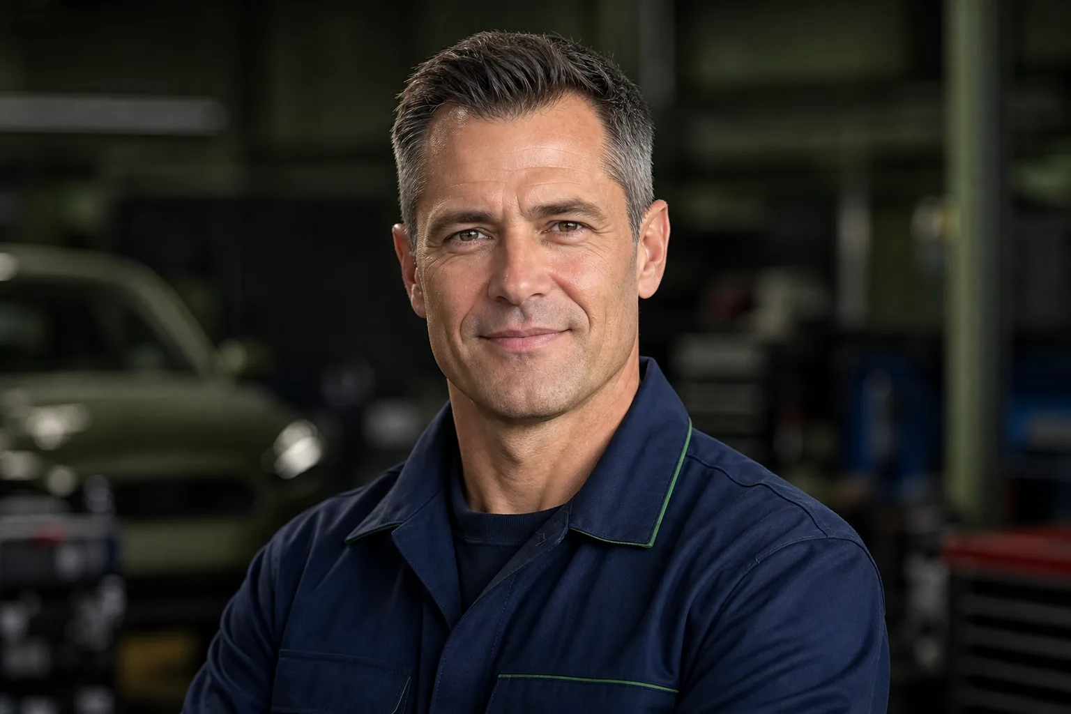 Marcus Whitfield, Master Drivetrain Technician portrait, 400x400